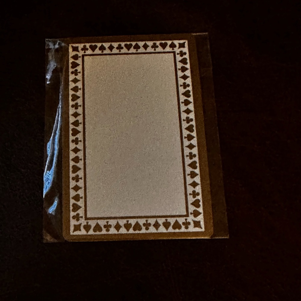 Tiffany & Co. Red number 7 Diamond Playing Card